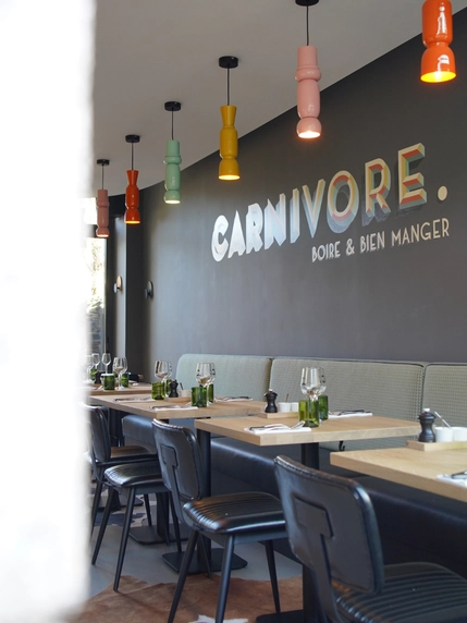 Salle du restaurant Carnivore à Vitré pour réservation